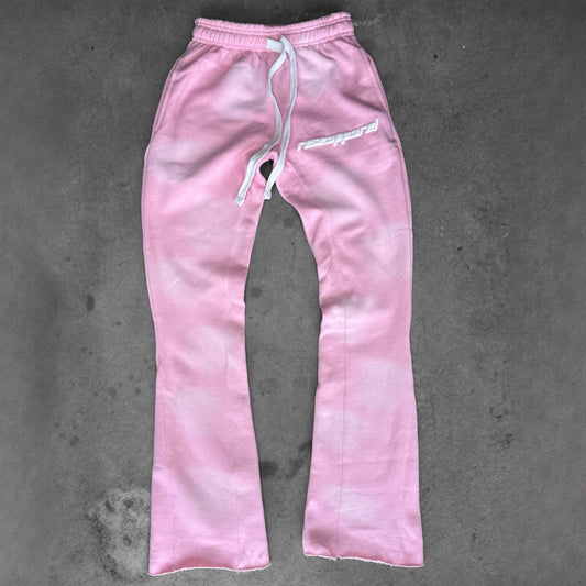 Rise Apparel Flare Sweatpants (Sunset Pink)