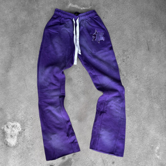 Rise Apparel Flare Sweatpants (Midnight Purple)