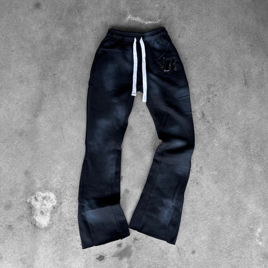 Rise Apparel Flare Sweatpants (Onyx)