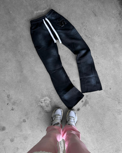 Rise Apparel Flare Sweatpants (Onyx)