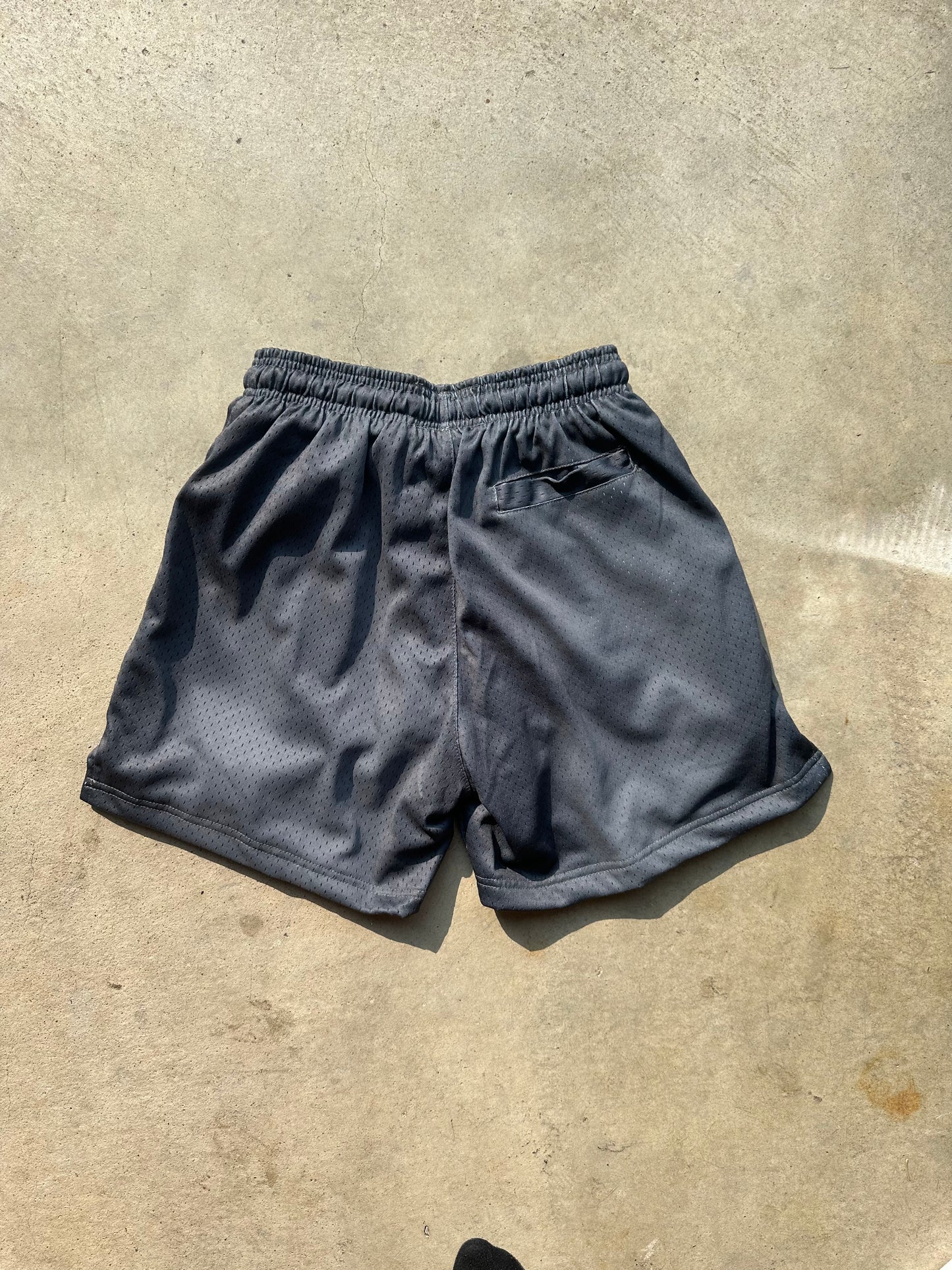 Rise Apparel "Beluga" Striped Mesh shorts